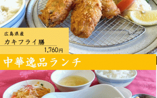 カキフライ膳・麻婆豆腐