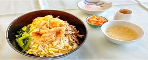 豚焼肉のビビンバ丼